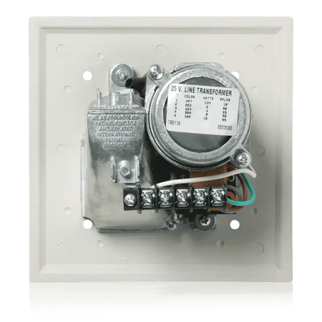 Atlas Sound VTF-152UCN Voice/Tone Recessed Compression Driver Speaker with 15-Watt 25V Transformer (Gray) Intercoms AtlasIED
