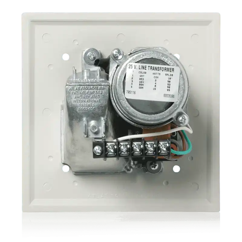 Atlas Sound VTF-157UCN Voice/Tone Recessed Compression Driver Speaker with 15-Watt 70V Transformer (Gray) Intercoms AtlasIED