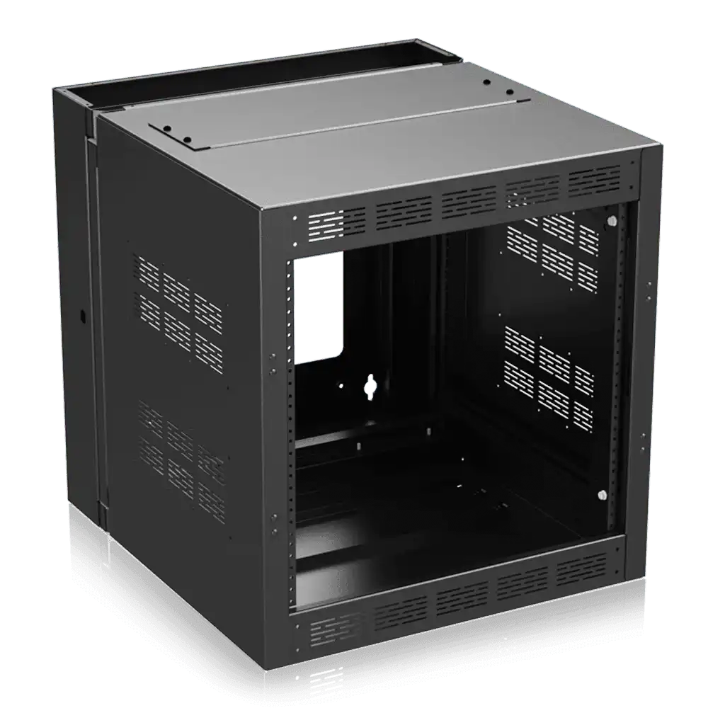 Atlas Sound WMA10-23 10RU High Strength Wall Cabinet with Adjustable Rails, 23.5 inch Deep Racks AtlasIED