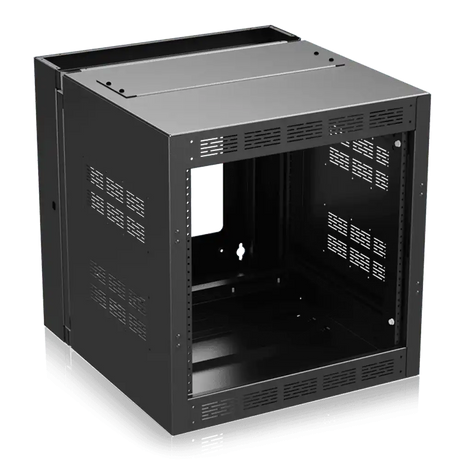 Atlas Sound WMA10-23 10RU High Strength Wall Cabinet with Adjustable Rails, 23.5 inch Deep Racks AtlasIED