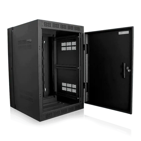 Atlas Sound WMA16-23 16RU High Strength Wall Cabinet with Adjustable Rails, 23.5 inch Deep Racks AtlasIED