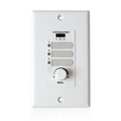 Atlas Sound WPD-RISRL Wall Plate Input Select Switch with Volume Control 10k Pot and Input Indicator Use With AAPHD Amplifiers Intercoms AtlasIED