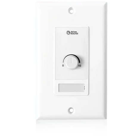 Atlas Sound WPD-VC10K Wall Plate 10k Level Control Intercoms AtlasIED