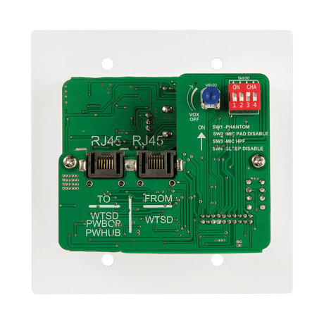 Atlas Sound WTSD-MIX31K Indoor/Outdoor Analog Wall 3x1 Mic/Line/BT/AUX Mixer W/Optional Dante® Audio Network Interface Intercoms AtlasIED
