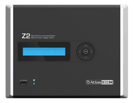 Atlas Sound Z2-B 2-Zone High Definition Acoustical System Intercoms AtlasIED