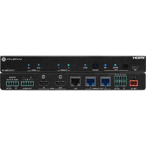 Atlona 2-Output 4K HDR HDMI to HDBaseT Distribution Amplifier - AT-HDR-CAT-2 Video Atlona