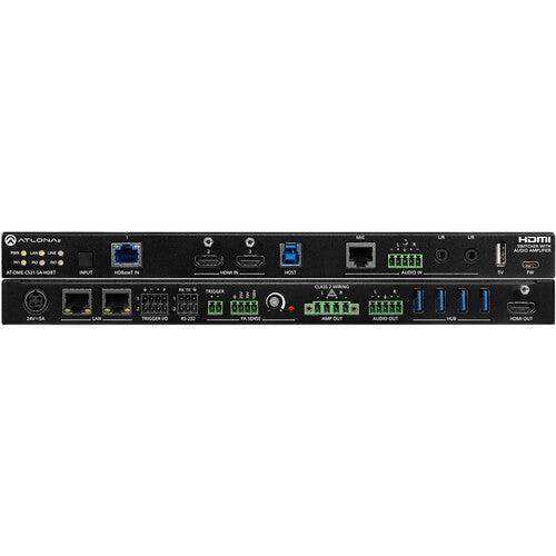Atlona 3x1 Video switcher w/ Audio Mixer & Amplifier w/HDBT Input - AT-OME-CS31-SA-HDBT Video Transmitters Atlona