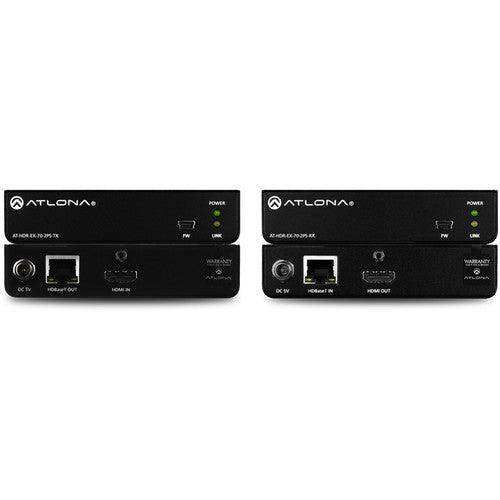Atlona 4K HDR HDMI over HDBaseT Transmitter & Receiver Kit - AT-HDR-EX-70-2PS Video Transmitters Atlona
