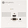 Atlona Blank Face Plate for HDVS-Series Wall Plate Switcher - AT-HDVS-TX-WP-NB Video Transmitters Atlona