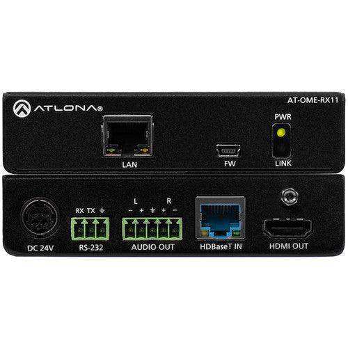 Atlona Omega 4K HDMI over HDBaseT Receiver with Audio - AT-OME-RX11 Video Transmitters Atlona