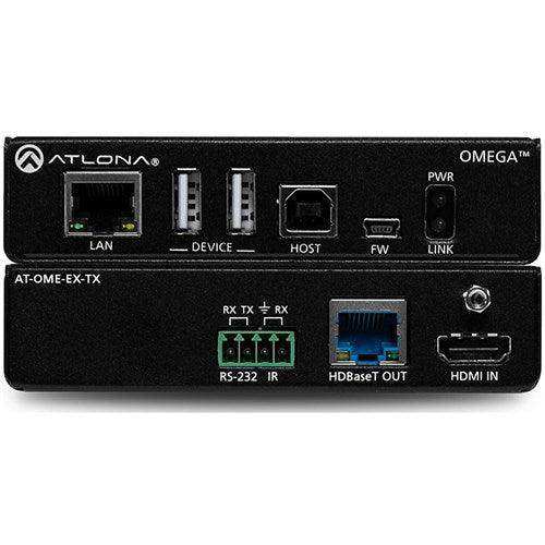 Atlona Omega 4K/UHD HDMI/USB over HDBaseT Transmitter (330') - AT-OME-EX-TX Video Transmitters Atlona