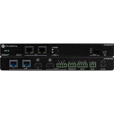 Atlona Omega 4K/UHD Receiver w/Dual HDBaseT inputs, HDRMI input and HDMI output - AT-OME-RX31 Video Transmitters Atlona