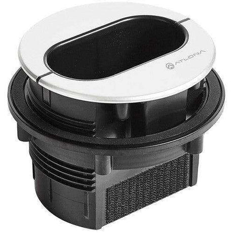 Atlona Pocket Series Tabletop Cable Access Enclosure for Three Cables - AT-PKT-3H Video Transmitters Atlona