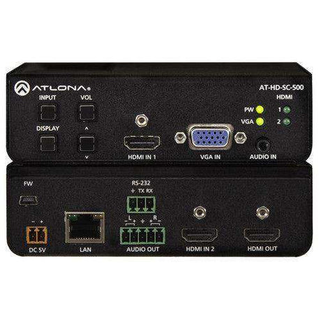 Atlona Three-Input Scaler for HDMI and VGA Signals - AT-HD-SC-500 Video Transmitters Atlona