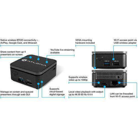 Atlona Wireless Presentation Platform - AT-WAVE-101 Video Transmitters Atlona