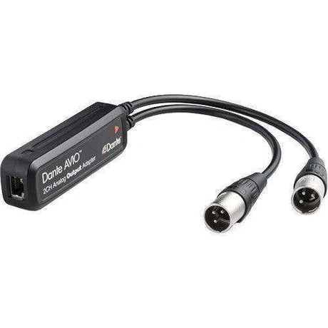 Audinate Dante AVIO 2-Channel XLR Analog Output Adapter for Dante Audio Network Audio Components Audinate