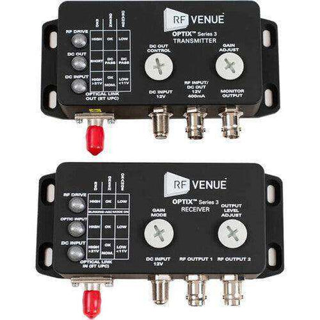 Audio-Technica OPTIX1-S3-US RF Venue OPTIX Series 3 RF-over-Fiber Antenna Distribution System Microphones Audio-Technica