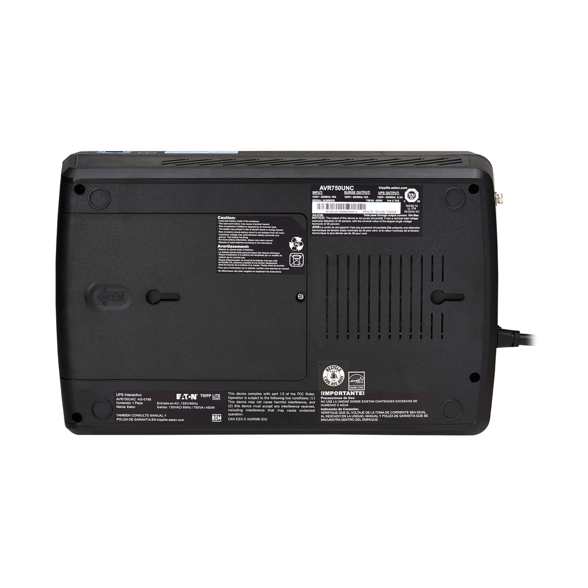 Eaton AVR750UNC – Cloud-Connected UPS, Remote Monitoring Uninterruptible Power Supplies (UPS) Eaton