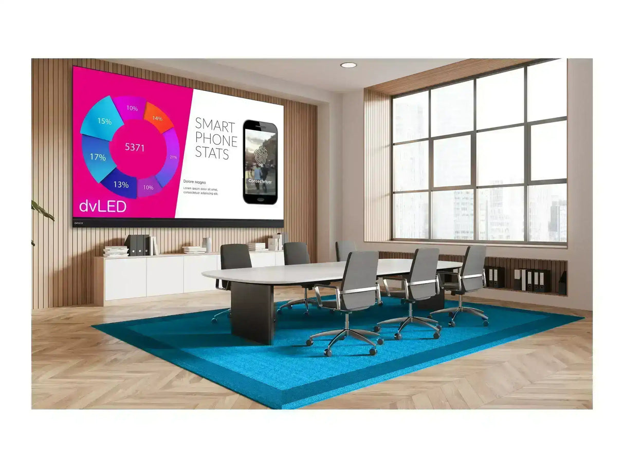 Avocor AVX-1320 132" X Series Ultra-wide, dvLED Video Wall with ATA case Video Wall Avocor