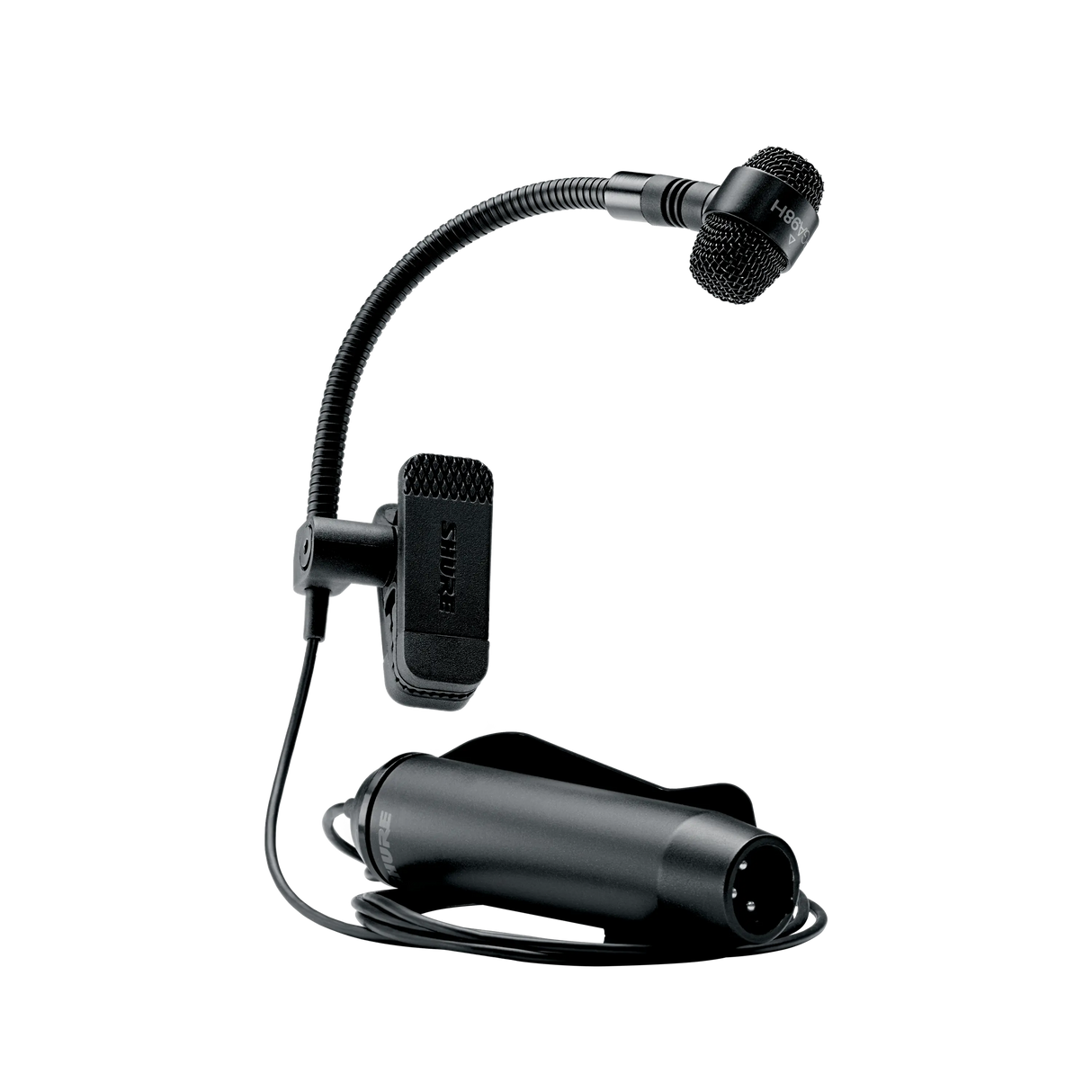 Shure PGA98H-TQG Cardioid condenser gooseneck instrument microphone - TA4F connector for use with wireless systems Microphones Shure