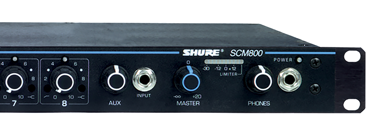 Shure SCM800 8-Channel Microphone Mixer Microphones Shure
