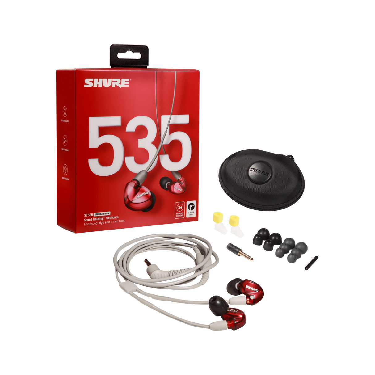 Shure EAHCASE Fine Weave Hard Pouch Microphones Shure