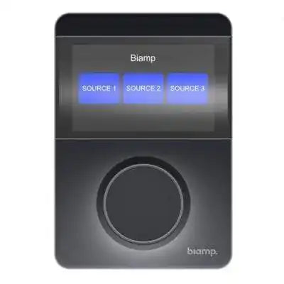 Biamp APPRIMO TEC-X 1000 NETWORKED AV CONTROL PAD WITH ROTARY KNOB (Black)- 911.0693.900 Room Control Biamp