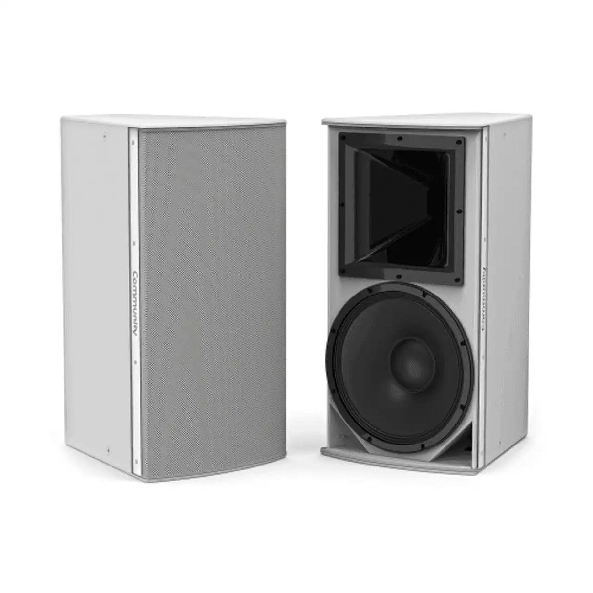 Biamp Community IP8-1152/96 High Power 15-Inch 2-Way 90 X 60 Speaker (White) - 911.1099.900 Speakers Biamp