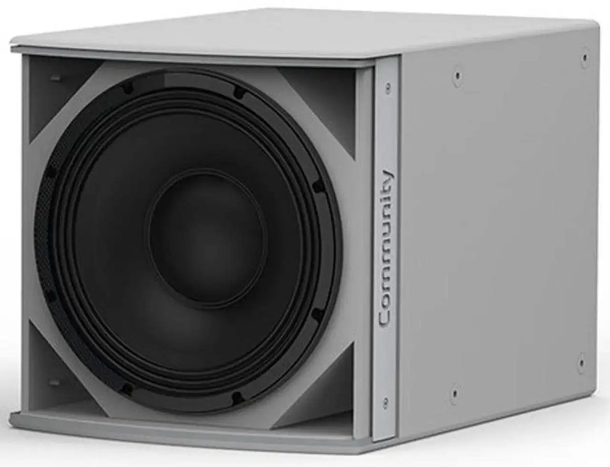 Biamp Community IS6-118 Medium Power 18-Inch Subwoofer (White) - 911.1129.900 Speakers Biamp
