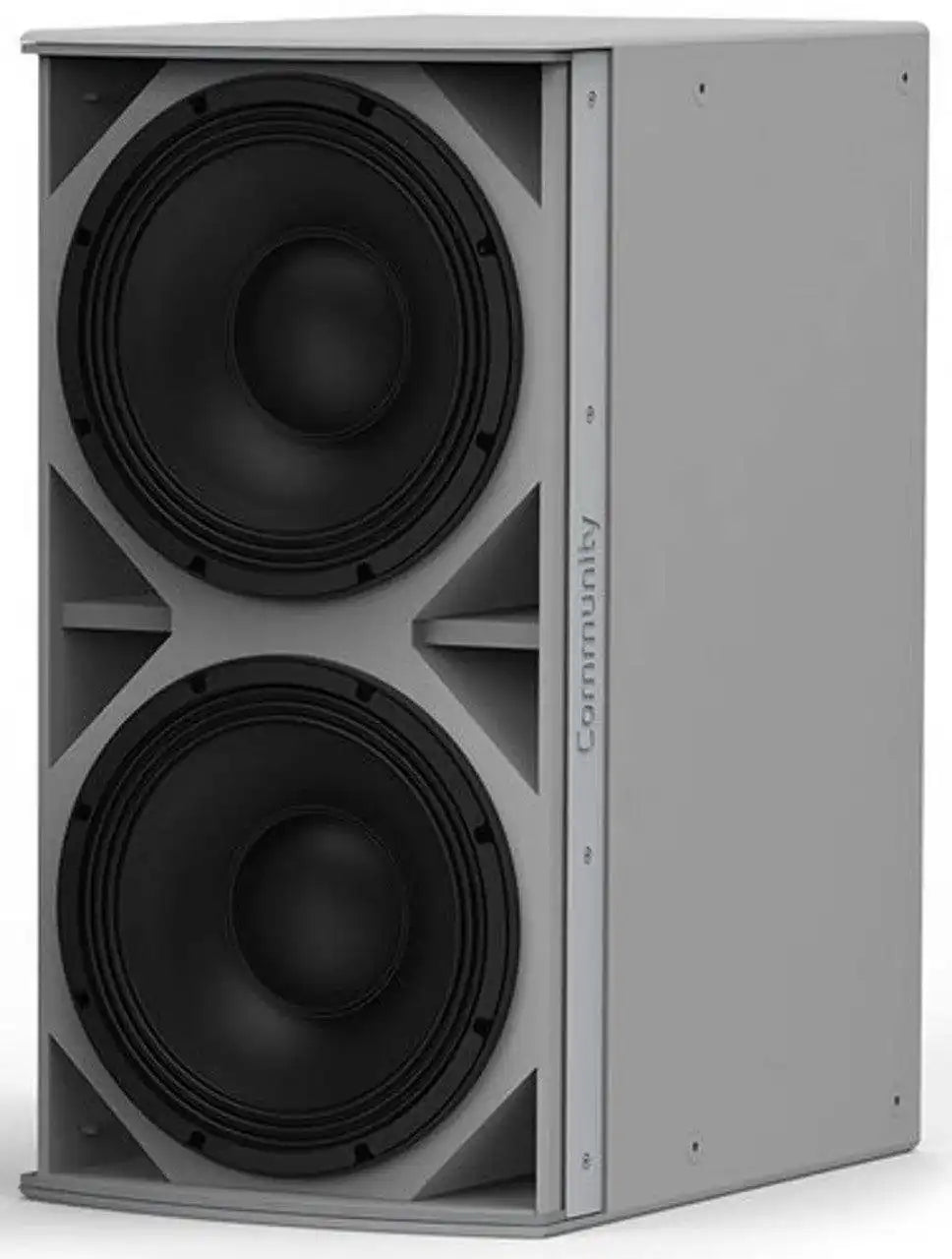 Biamp Community IS6-215 Medium Power Dual 15-Inch Subwoofer (White) - 911.1137.900 Speakers Biamp