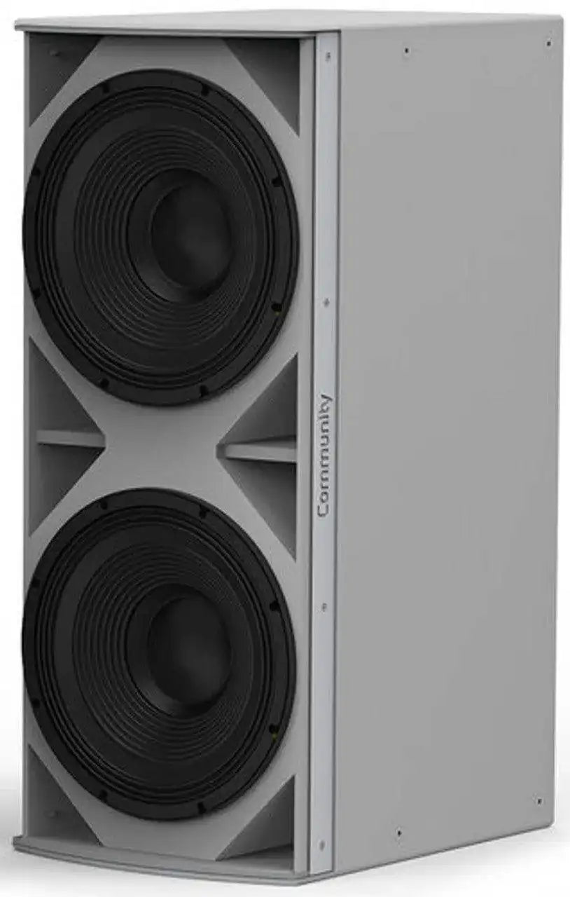 Biamp Community IS8-215 High Power Dual 15-Inch Subwoofer (White) - 911.1161.900 Speakers Biamp