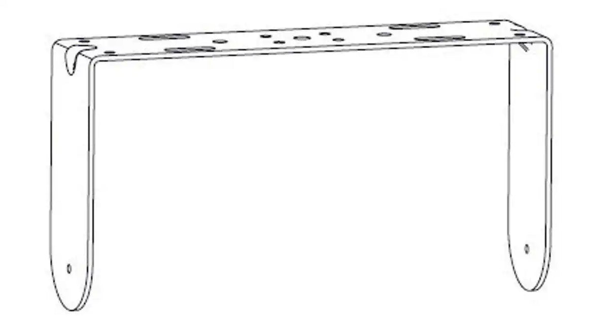 Biamp Community IUB1082 U-Bracket for IC6-1082 Indoor (White) - 911.1171.900 Speakers Biamp