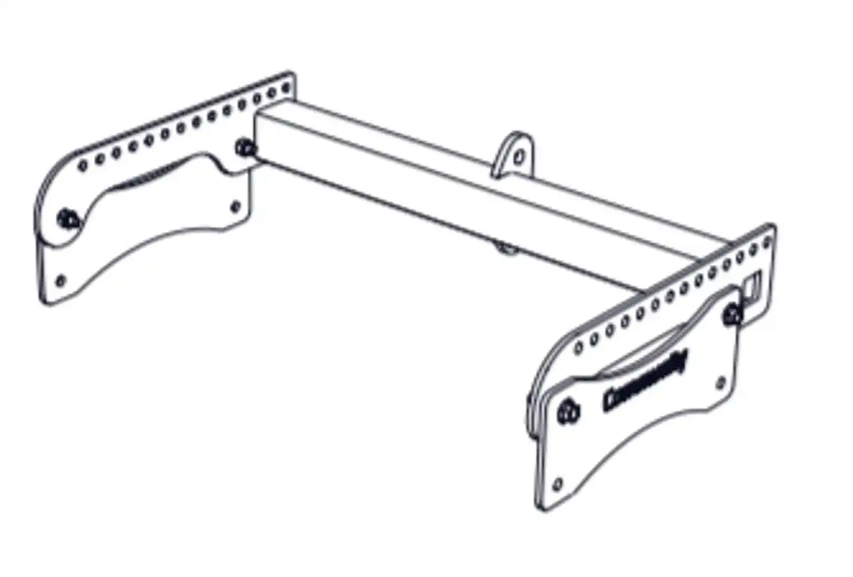 Biamp Community IV6-LAF-PB IV6 Light array frame/Pullback bar (White) - 911.1207.900 Speakers Biamp