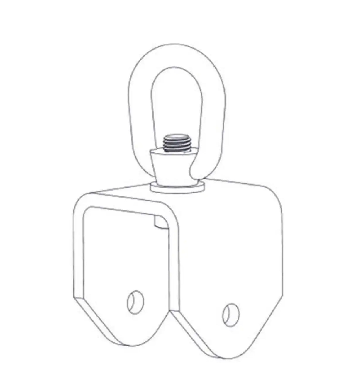 Biamp Community PY1-EN750-1550 Lift point for array frames (White) - 911.1233.900 Speakers Biamp