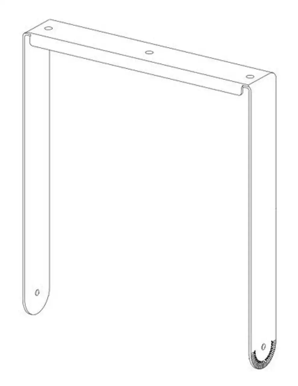 Biamp Community VB-VY12 Vertical Yoke for V2-12 (White) - 911.0616.900 Speakers Biamp