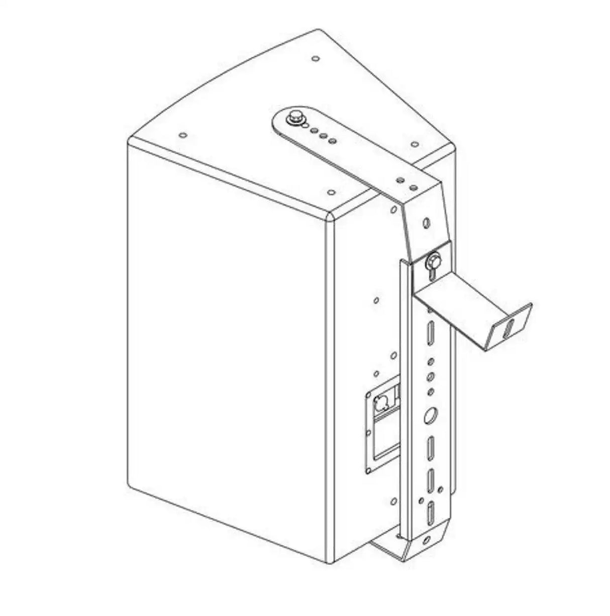 Biamp Community VB-Y12 Yoke Bracket for V2-12 (White) - 911.0624.900 Speakers Biamp