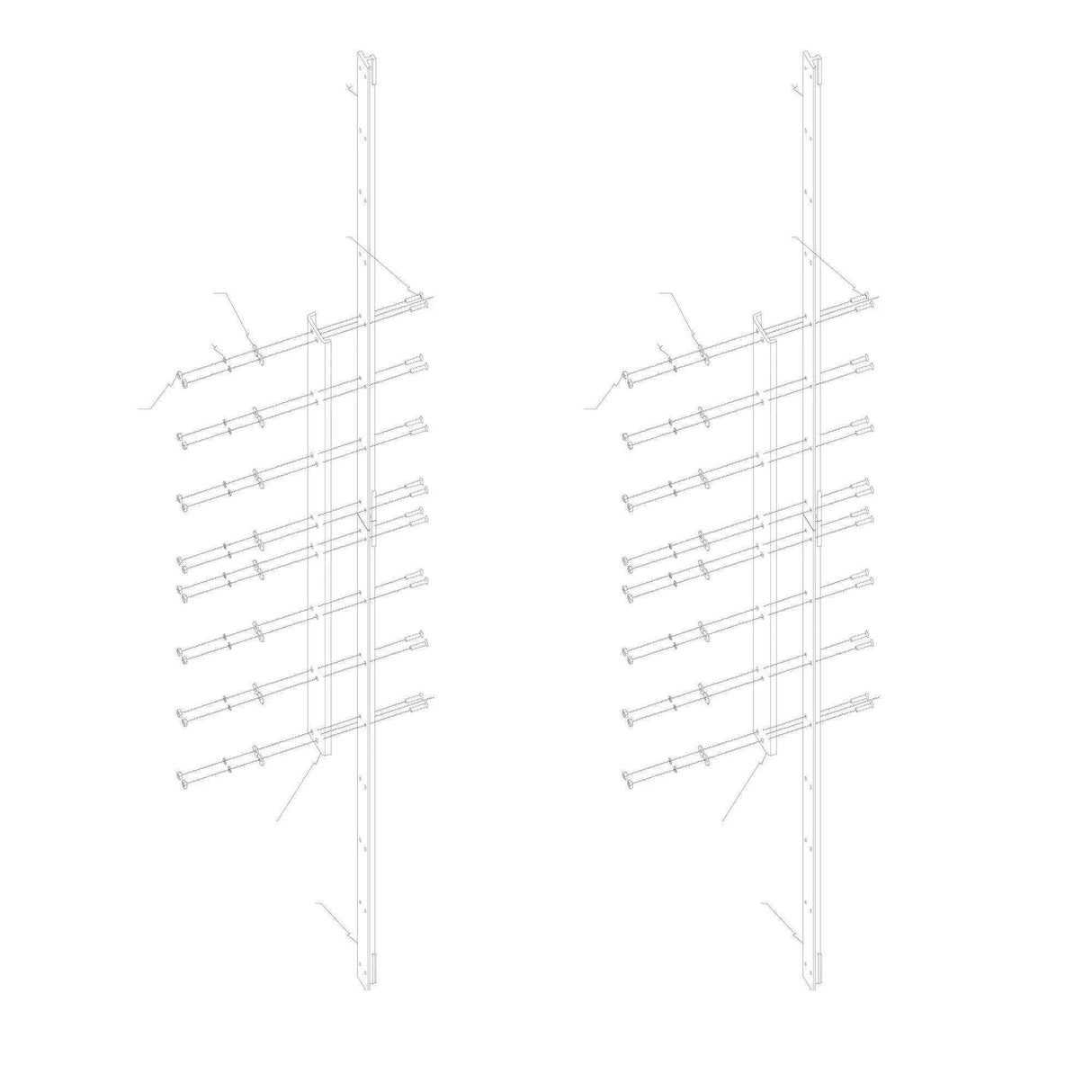 Biamp Desono ENT-CB2 ENTASYS Coupler Bracket Qty 2 (White) - 911.1385.900 Speakers Biamp