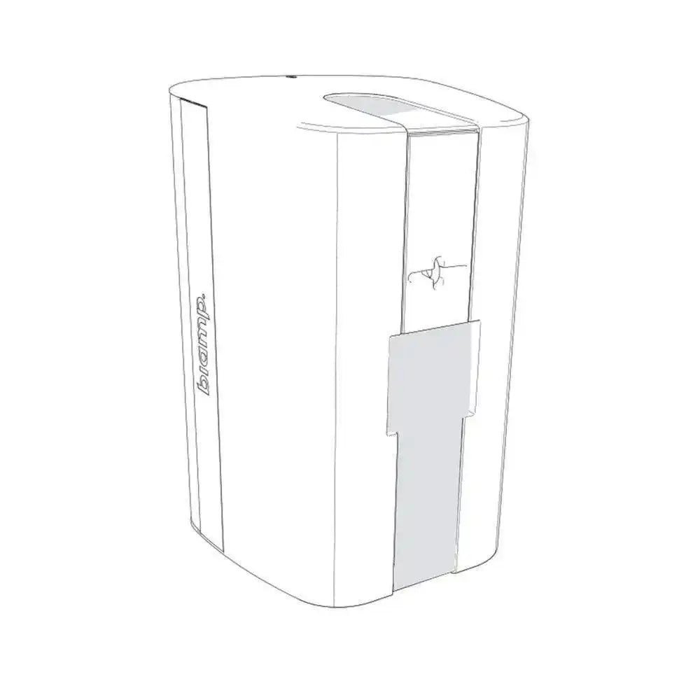 Biamp Desono EX-S8-CM 8” Coaxial Surface Mount Indoor/Outdoor Loudspeaker w/ HF compression driver. 8 Ohm or 70V/100V operation, included ClickMount pan-tilt mounting bracket (White) - 911.1813.900 Speakers Biamp