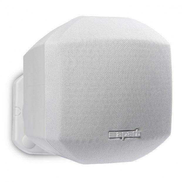 Biamp Desono MASK2 2.5" compact design surface mount loudspeaker, 8 ohms / 50 watts, wall bracket included (Pair, White) - 911.0636.900 Speakers Biamp