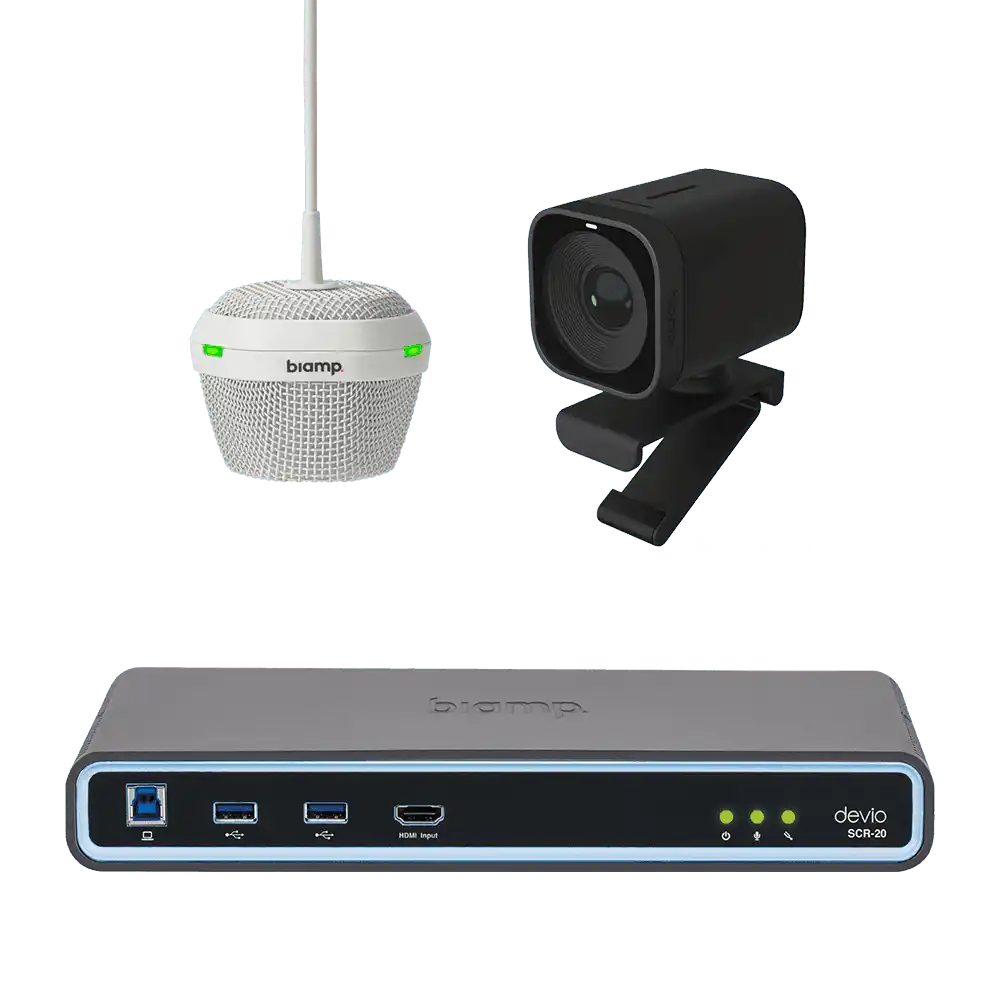 Biamp Devio MRB-S-SCR20-C Small Meeting Room Bundle - 950.0003.900 Audio Conferencing Biamp