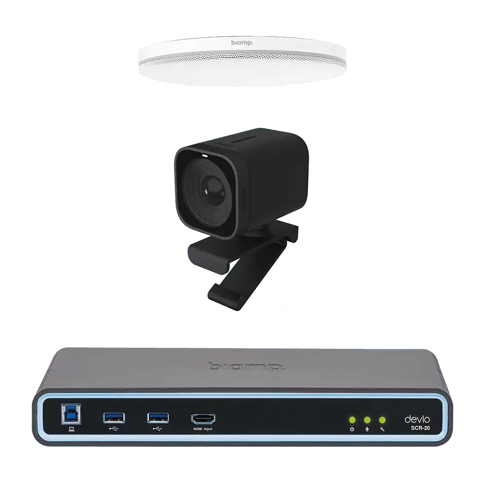 Biamp Devio MRB-S-SCR20-CX Small Meeting Room Bundle - 950.0005.900 Audio Conferencing Biamp