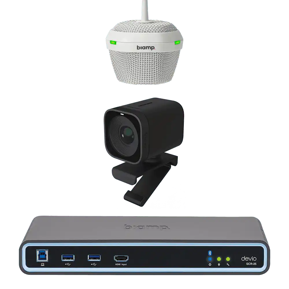 Biamp Devio MRB-S-SCR25-C Small Meeting Room bundle - 950.0006.900 Audio Conferencing Biamp