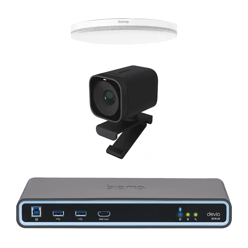 Biamp Devio MRB-S-SCR25-CX Small Meeting Room bundle - 950.0008.900 Audio Conferencing Biamp