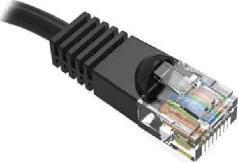 Biamp EasyConnect C5E-25-P - Plenum Cat5e Cable (Black / 2Rated 5 Foot) - 909.1800.900 Audio Components Biamp