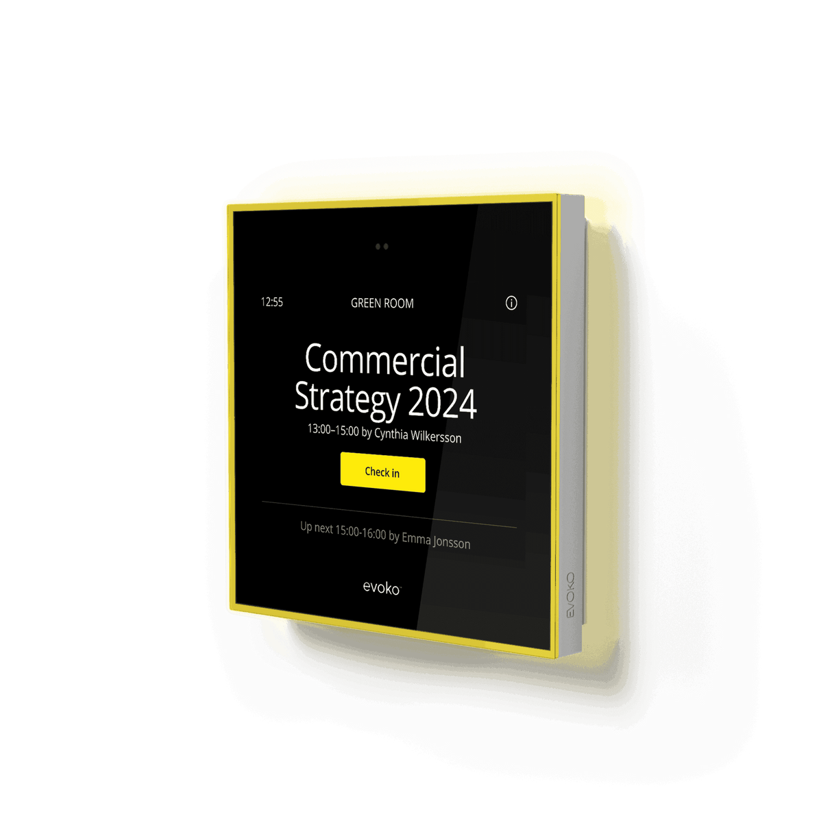 Biamp Evoko Naso Room Manager including a 1 year Evoko Room License - Cloud Based - 910.2267.900 Room Reservation Biamp