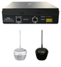 Biamp Parlé TCM-1A Beamtracking pendant microphone with PoE+ amp, White Audio Signal Processing Biamp