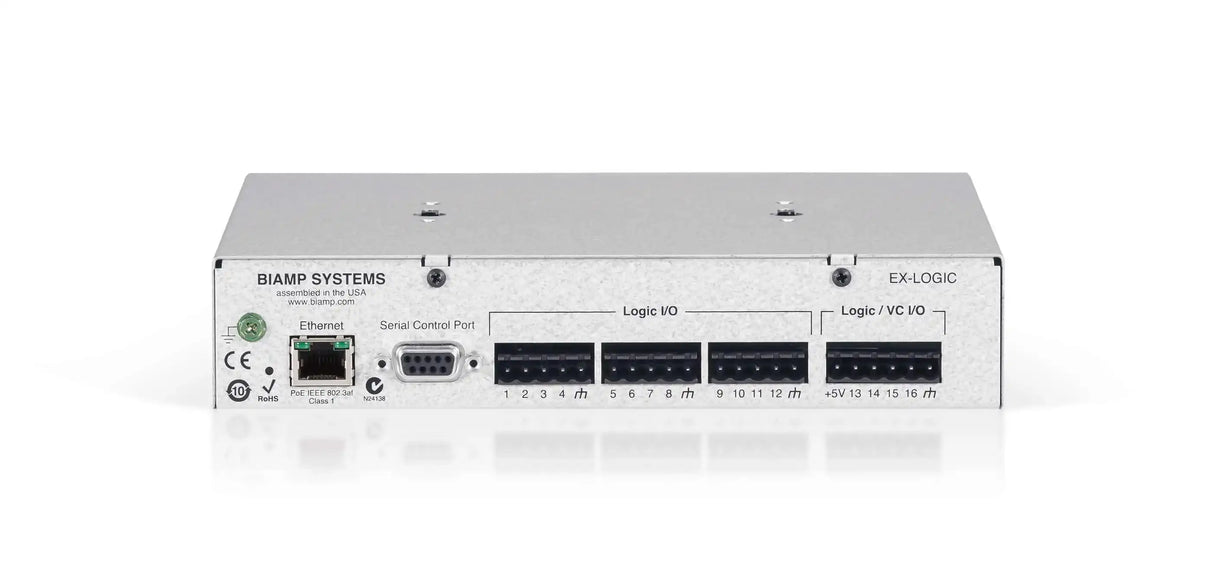 Biamp Tesira EX-LOGIC PoE logic expander with 16 logic GPIO - 911.0315.900 Audio Signal Processing Biamp