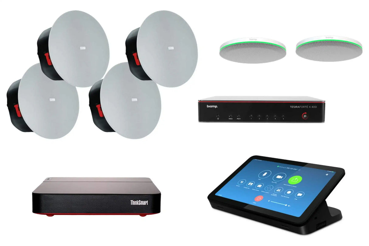 Biamp Tesira MRB-L-X400-C-TSCIP-Z ZOOMS Room UC Bundle - 951.1811.900 Audio Conferencing Biamp