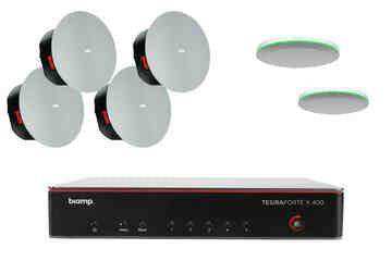 Biamp Tesira MRBX-L-X400-C Large Room Electronics Only Bundle w/ceiling mic and amp - 951.1817.900 Audio Conferencing Biamp