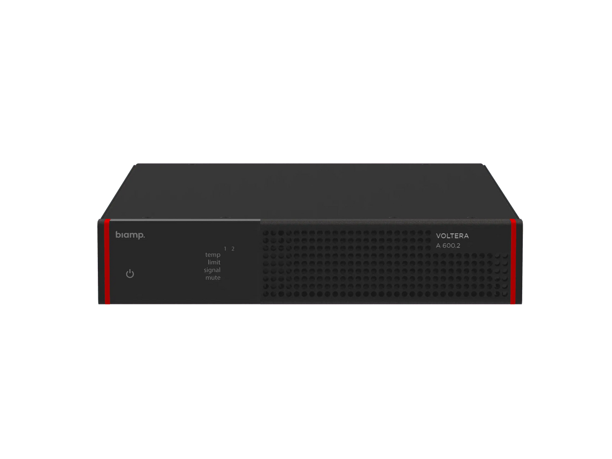 Biamp Voltera A 600.2 Two-channel, 600-watt analog amplifier - 911.1946.900 Audio Components Biamp